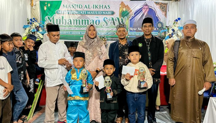 Semarak Maulid Nabi di Masjid Al Ikhlas, Dihadiri Wakil Wali Kota Herlina