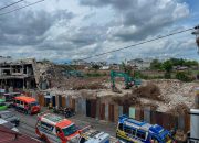 Gedung IV Pasar Horas Dirobohkan, Pekerjaan Baru Capai 35 Persen