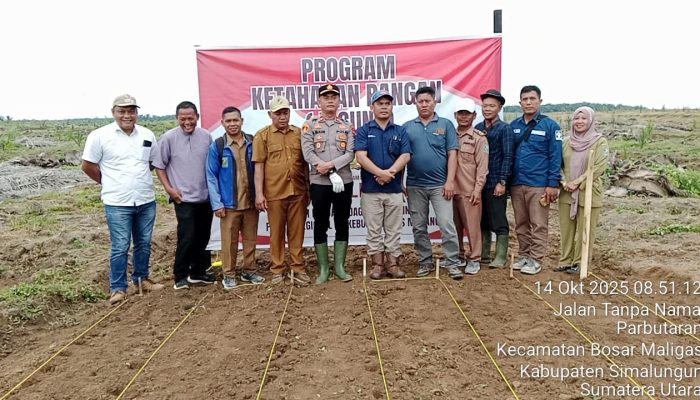 Polri dan PTPN IV Bersinergi Wujudkan Ketahanan Pangan Nasional