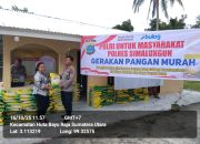 Polres Simalungun Jual Beras Murah Bantu Warga
