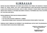 PD PHJ Buka Registrasi Relokasi Kios Pasar Horas