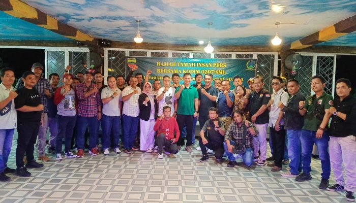 Dandim 0207/SML Ajak Pers Bersinergi Bangun Daerah