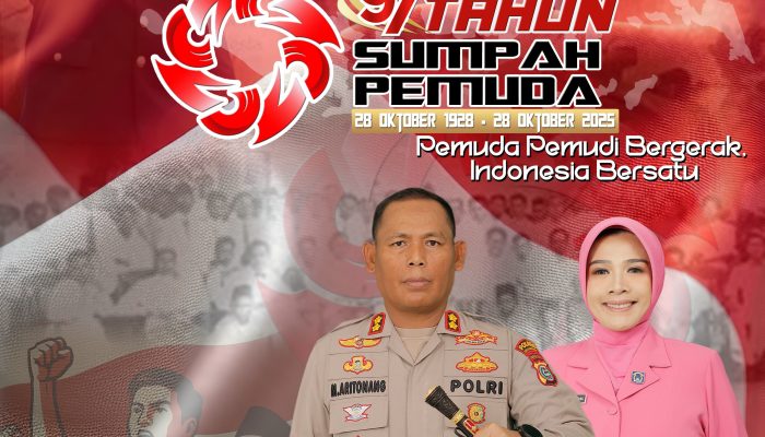 Kapolres Simalungun Ajak Pemuda Bergerak dan Bersatu di Hari Sumpah Pemuda ke-97