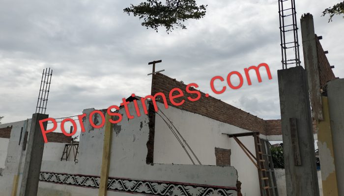 Proyek Rehabilitasi SMPN 1 Jorlang Hataran Terhenti 