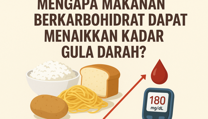 Mengapa Makanan Berkarbohidrat Dapat Menaikkan Kadar Gula Darah? Ini Penjelasan Ahlinya
