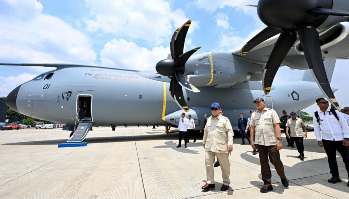 Prabowo Serahkan Airbus A400M untuk Perkuat Kekuatan Udara Indonesia