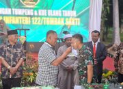 Kapolres Simalungun Hadiri HUT ke-61 Yonif 122/TS