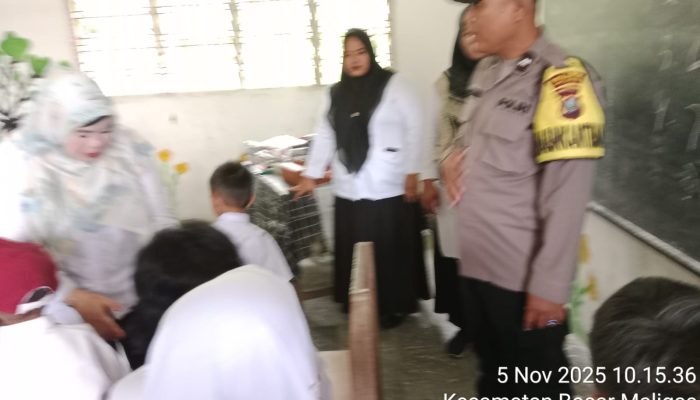 Polsek Bosar Maligas Dukung Kesehatan Anak Lewat BIAS