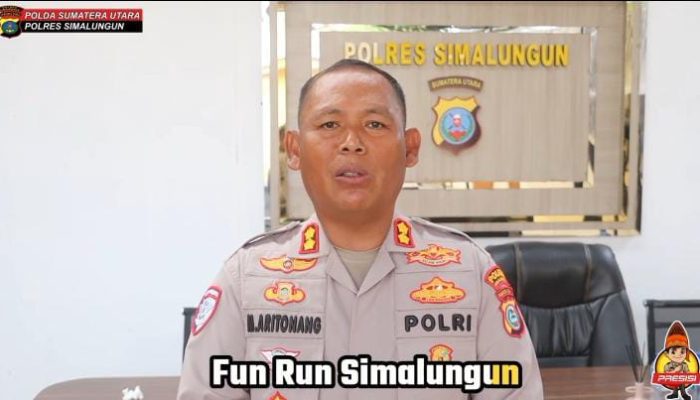 Kapolres Simalungun Ajak Warga Meriahkan Fun Run 2025