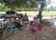 Polsek Tanah Jawa Sambang Petani Jagung di Mancuk