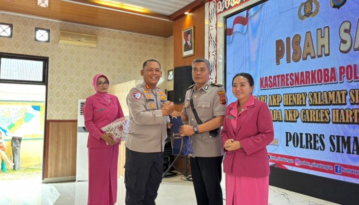 Kapolres Simalungun Tegaskan Komitmen Layanan Publik di Pisah Sambut Pejabat