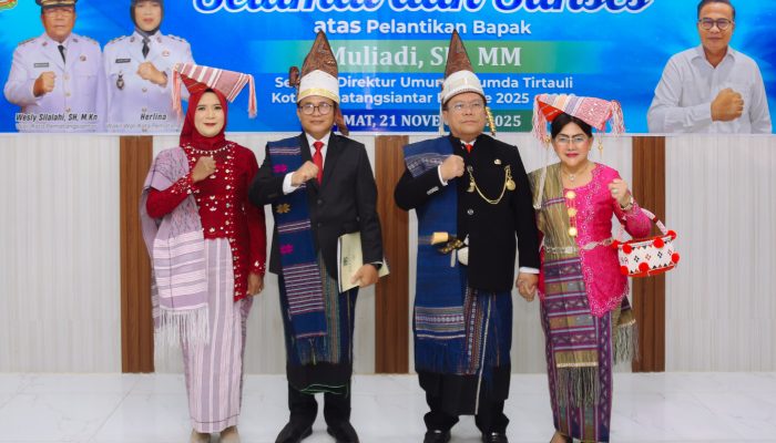 Wali Kota Lantik Muliadi sebagai Dirum Perumda Tirta Uli