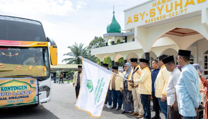 Bupati Simalungun Lepas Kontingen LASQI ke Tingkat Provinsi