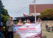 Pengamanan Tiga Gereja, Polsek Perdagangan Tebar Kepedulian Lewat Minggu Kasih