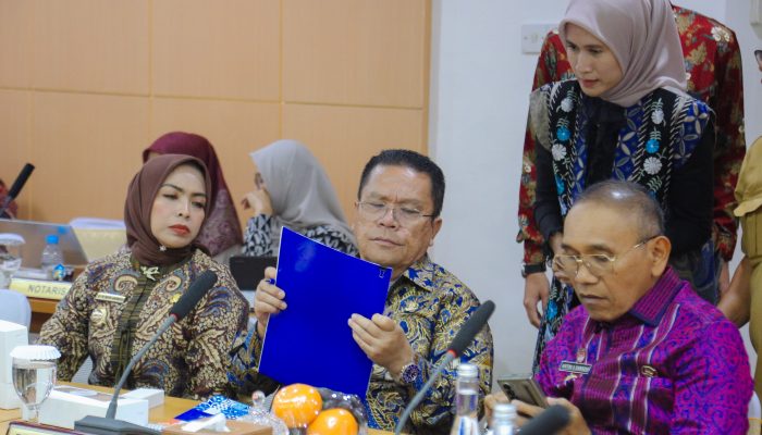 Wesly Silalahi Saksikan Penyertaan Modal Bank Sumut