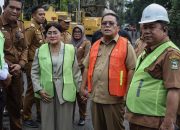 Wesly Silalahi Pantau  Pengerjaan Rehabilitasi Jalan AMD 