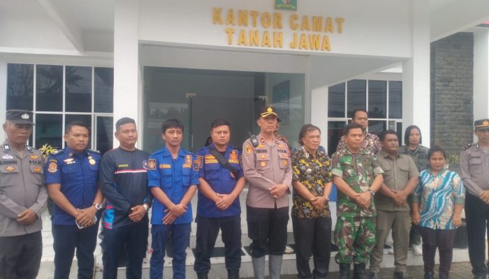 Forkopincam Tanah Jawa Gelar Rapat Siaga Bencana Musim Hujan