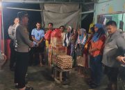 Polsek Bosar Maligas Salurkan Bantuan untuk Warga Terdampak Banjir