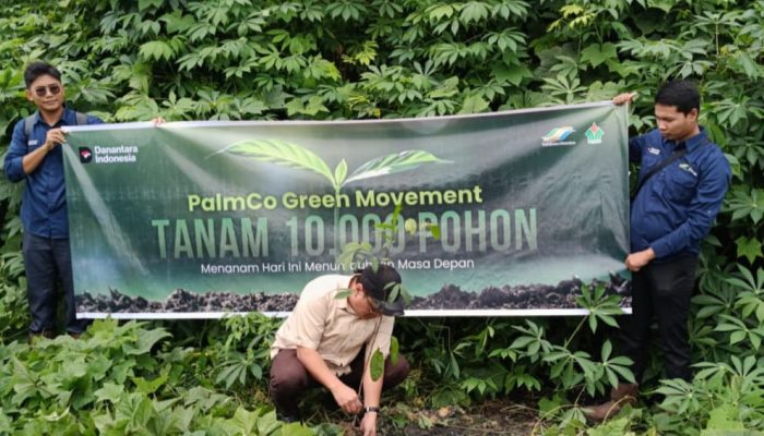 PTPN IV Regional I PKS Aek Nabara Selatan Gelar “PalmCo Green Movement” Tanam Pohon Mahoni