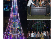 Wali Kota Siantar Nyalakan Pohon Terang, Sambut Natal 2025
