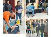 15 Adegan Rekonstruksi Pembunuhan Petani Simalungun Gara-Gara Biliar