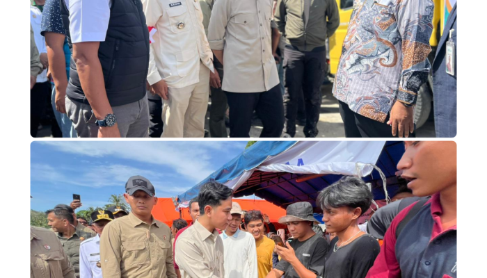 Wapres Gibran Tinjau Bencana di Tapsel dan Aceh Singkil, Pemerintah Percepat Pemulihan