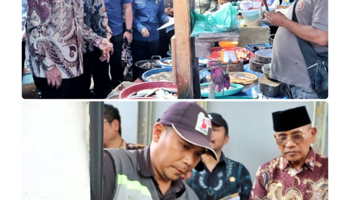 Jelang Nataru, Pemkab Simalungun Sidak Pasar Tanah Jawa
