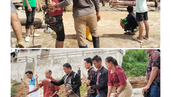 Ketua DPC PJS Sibolga–Tapteng Hadiri Tabur Bunga Korban Banjir Bandang Sibio-bio