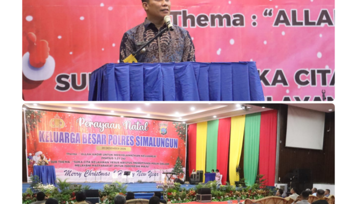 Wabup Simalungun Apresiasi Polres Amankan Natal 2025 dan Tahun Baru 2026