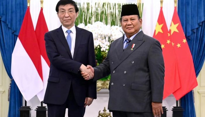 Presiden Prabowo Terima Ketua MPR Tiongkok Wang Huning 