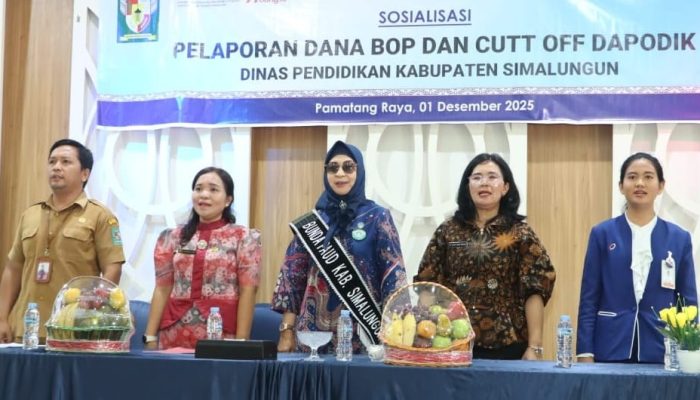 Pemkab Simalungun Sosialisasikan BOP Cut Off Dapodik