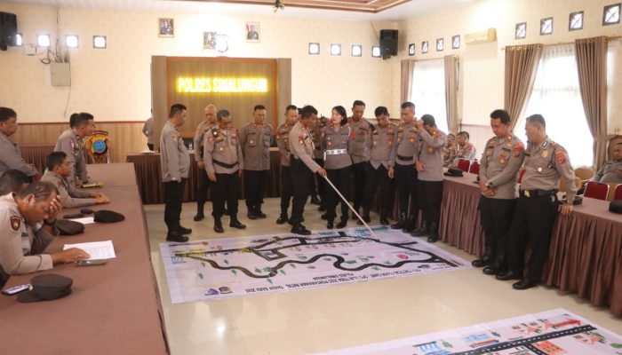 Polres Simalungun Matangkan Operasi Lilin Toba 2025 Lewat TFG