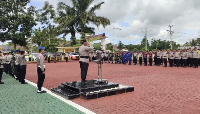 Kapolres Simalungun Pimpin Apel Operasi Lilin Toba 2025, Ratusan Ribu Personel Siap Amankan Nataru