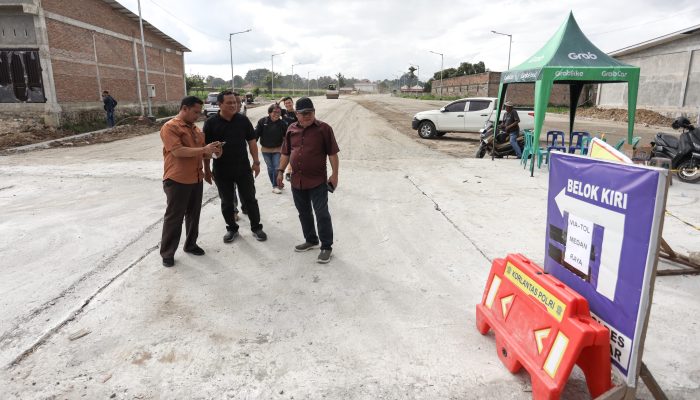 Jelang Nataru, Outer Ring Road Siantar Dibuka untuk Urai Kemacetan Simpang Dua