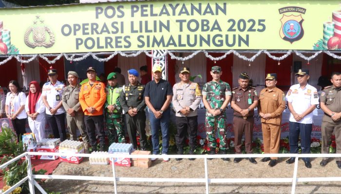 Forkopimda Simalungun Tinjau 10 Pos Nataru, Pastikan Personel Siap