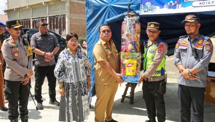 Wali Kota Wesly Silalahi dan Forkopimda Pantau Kesiapan Pos Nataru Operasi Lilin Toba 2025