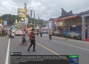 Kasat Samapta Polres Simalungun Cek 5 Pos Lilin Toba 