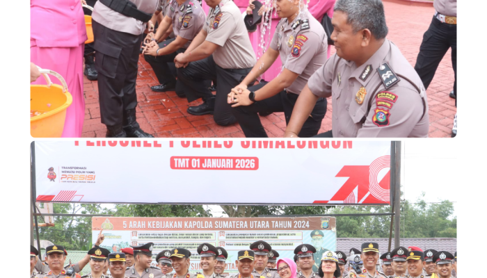49 Personel Polres Simalungun Naik Pangkat, Kapolres Tekankan Pengabdian