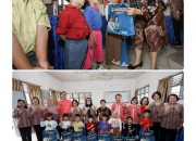 Ketua TP PKK Pematangsiantar Serahkan Seragam PAUD SAB