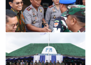 Perkuat Soliditas TNI–Polri, Kapolres Simalungun Hadiri Kunker Danpuspomad