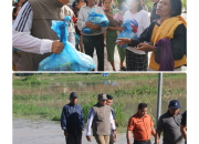 ‎Ketua TP PKK Tapanuli Utara Datangi Korban Kebakaran Parmonangan, Serahkan  Bantuan dan Dukungan Moril   ‎