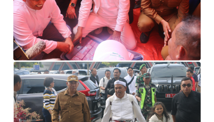 Bupati Bersama Masyarakat Tapanuli Utara Sambut Penuh Sukacita Kunjungan dan Bantuan Kemanusiaan KDM