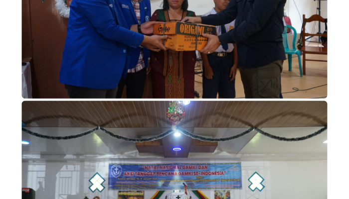 Pemkab Taput Apresiasi GAMKI Gelar Natal Nasional dan Aksi Tanggap Bencana