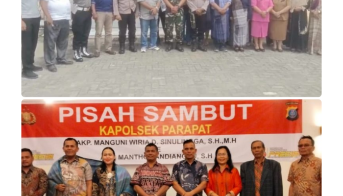 Pisah Sambut Kapolsek Pamatang Raya dan Parapat, Perkuat Sinergi dan Kekeluargaan di Simalungun
