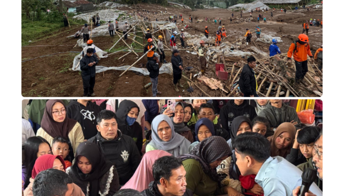 Wapres Gibran  Tinjau Banjir Bandang Bandung Barat