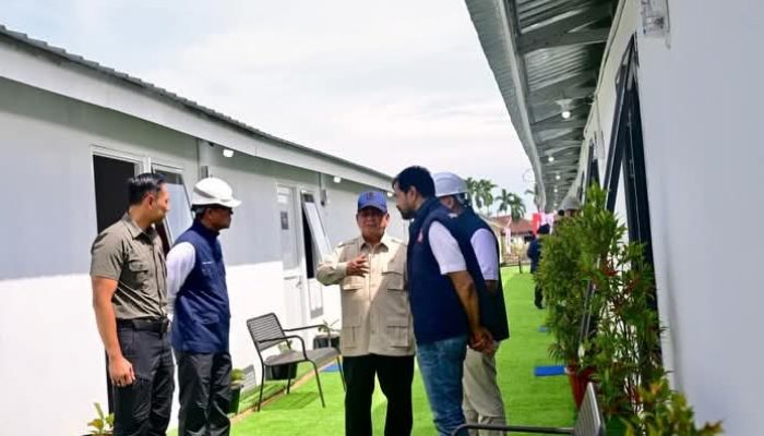 Presiden Prabowo Tinjau Hunian Danantara untuk Korban Bencana di Aceh Tamiang