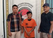 Polsek Bosar Maligas Tangkap Residivis Sabu di Ujung Padang