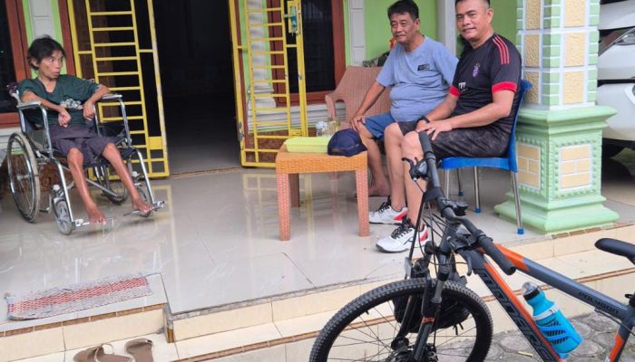 Patroli Sambil Olahraga, Kapolsek Bosar Maligas Bangun Kedekatan dengan Warga