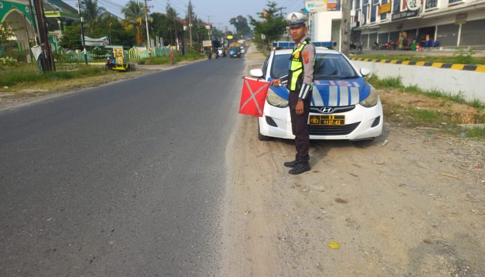 Kanit Gakkum Polres Simalungun Imbau Waspada di Jalur Saribu Dolok–Tanah Karo