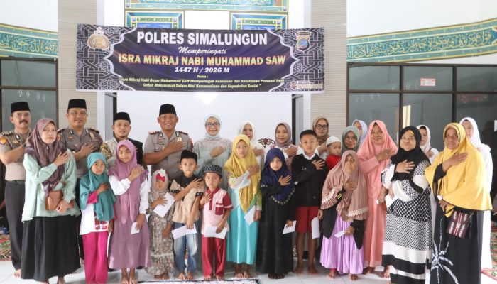 Isra Mi’raj di Polres Simalungun, Kapolres Tegaskan Polri Bukan Sekadar Penegak Hukum